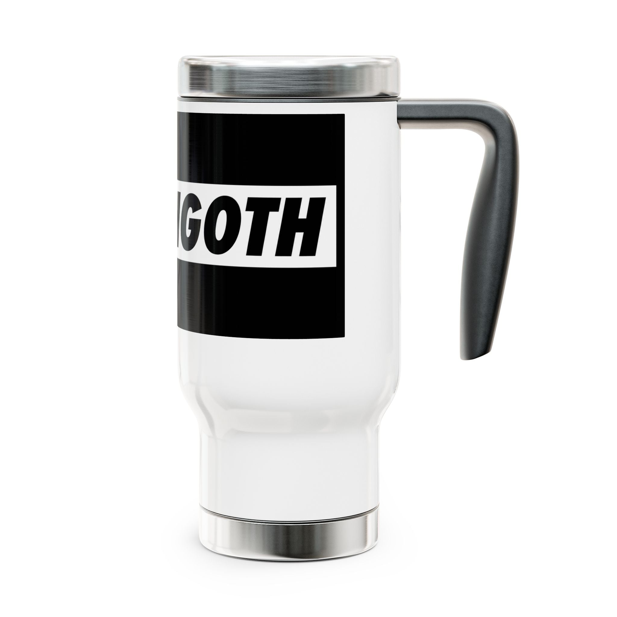 Heath Goth Stainless Steel Travel Mug with Handle, 14oz