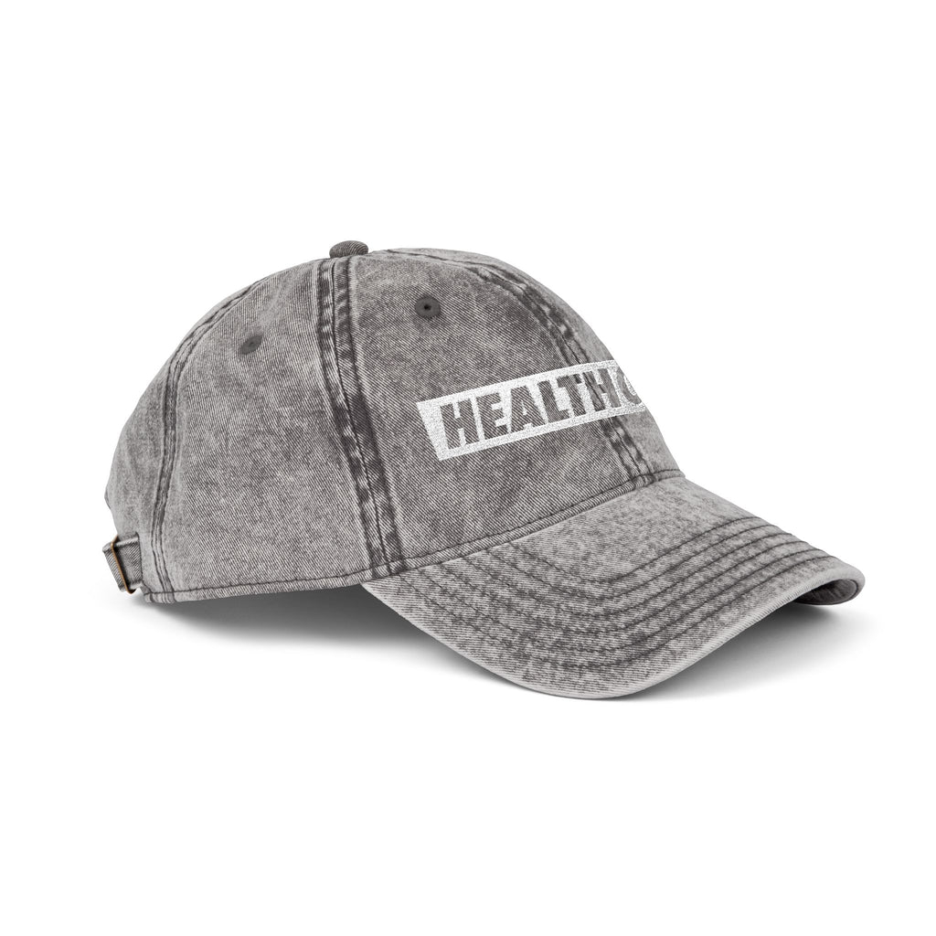 Healthgoth Vintage Cap (Embroidery)