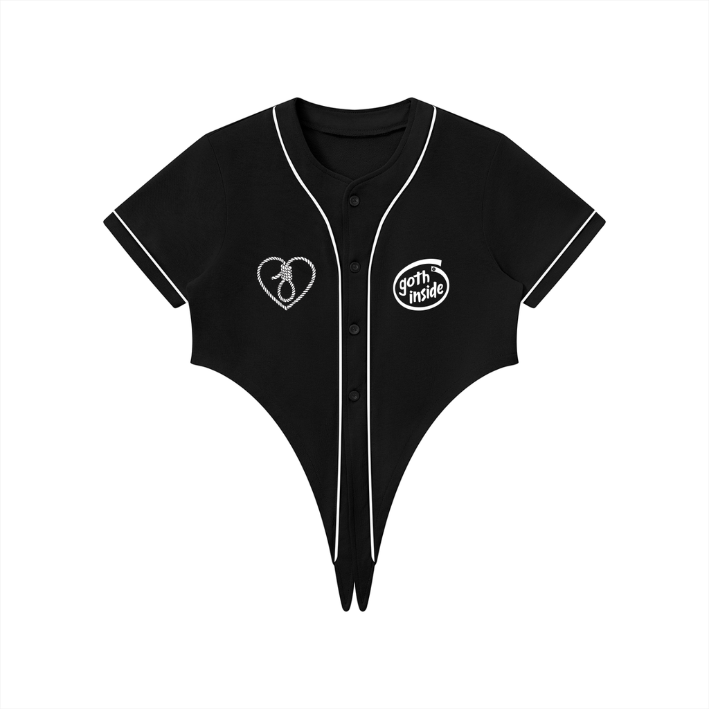 Love3 Women's Piping Baseball Jersey