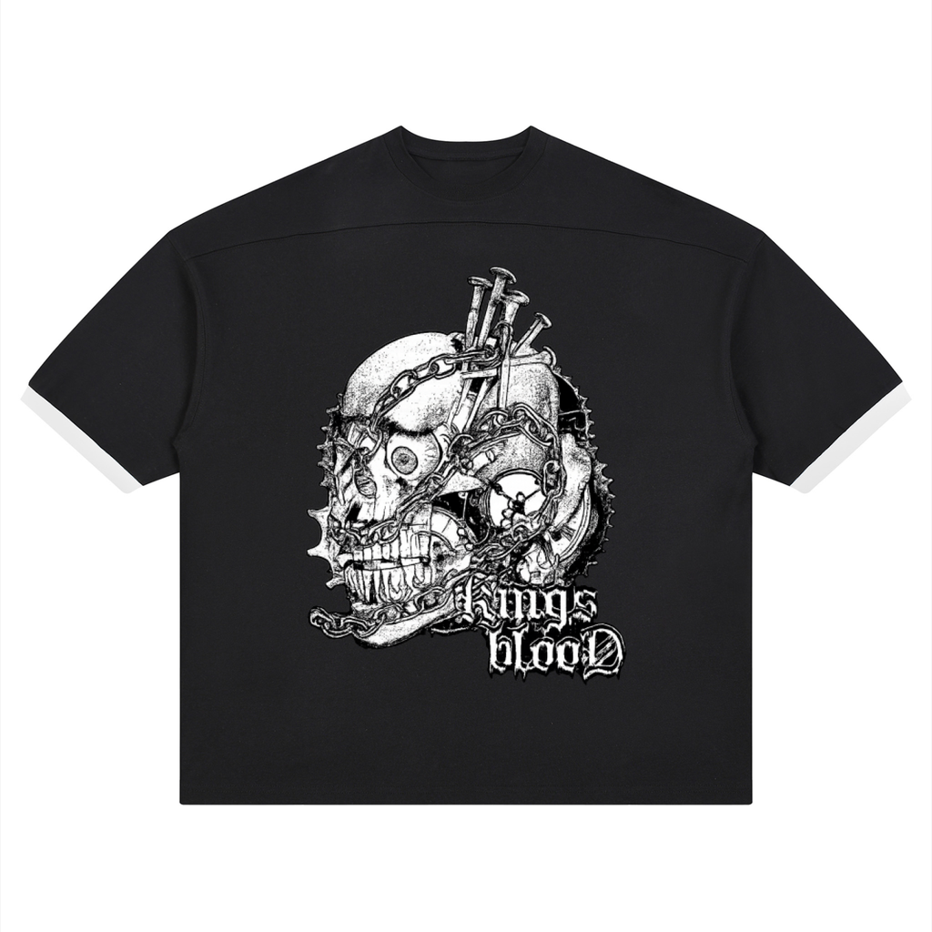 Kingsblood Unisex Color Block Drop Shoulder T-Shirt