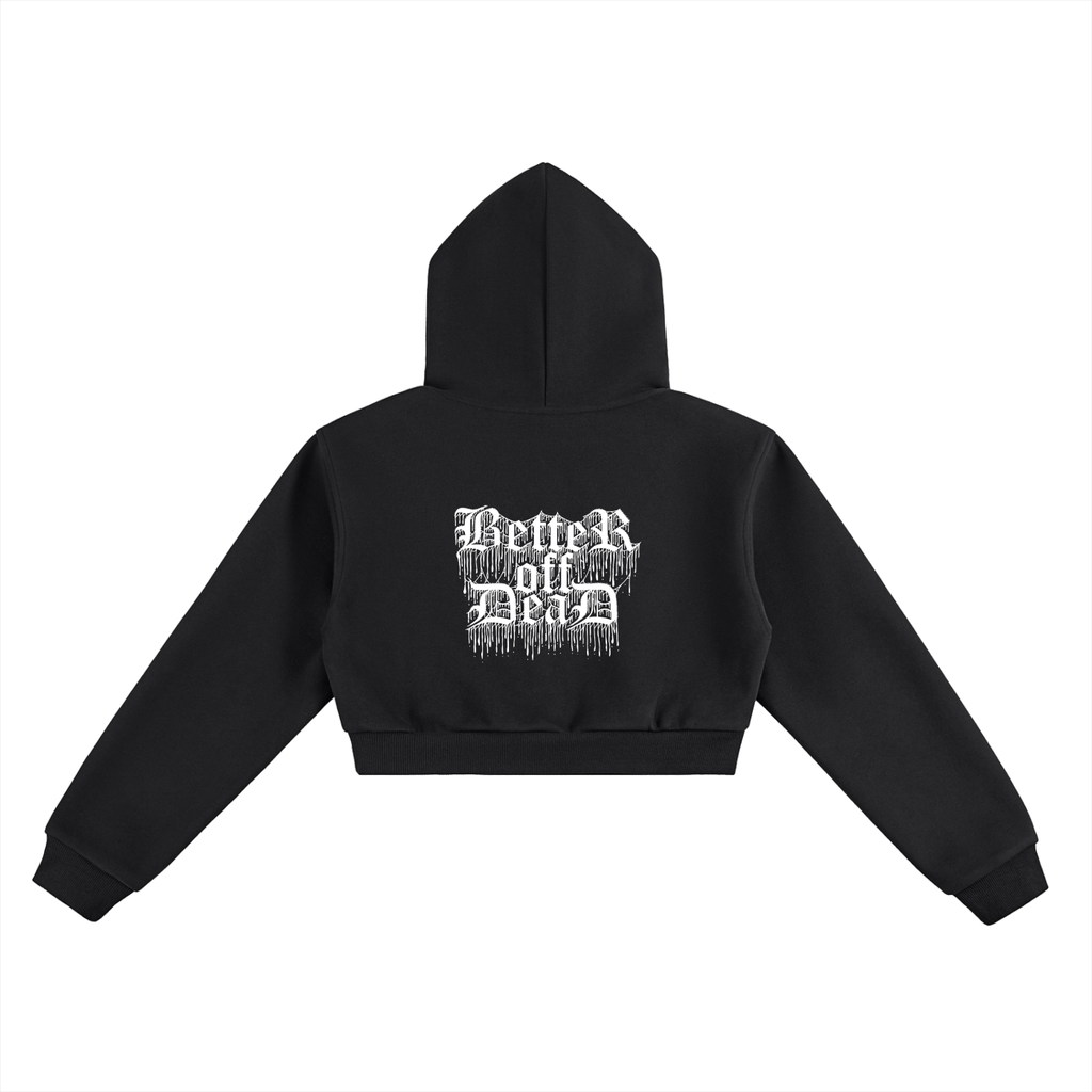 health goth Essential Cropped Hoodie