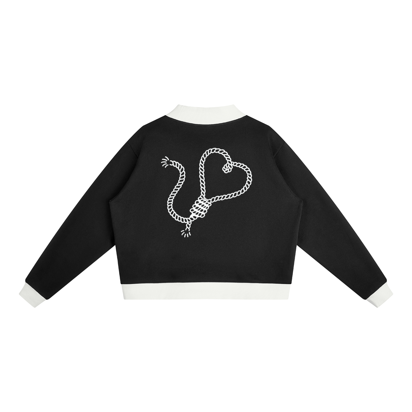 Goth inside Women’s Mock Neck Crewneck Sweatshirt
