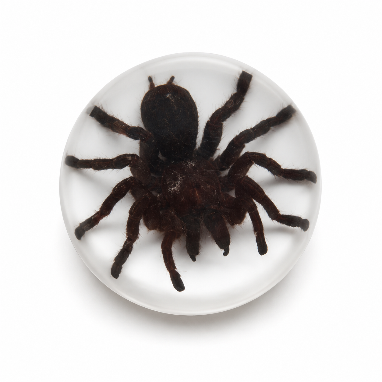 Amber Resin Insect Specimen Paperweight II