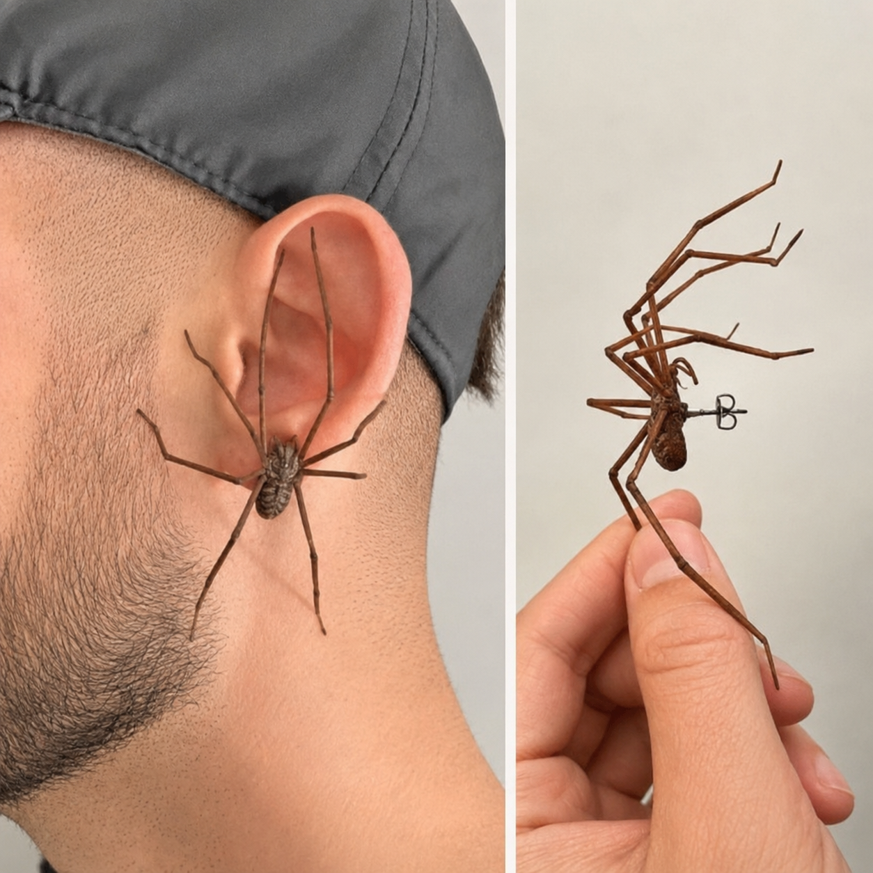 Giant Spider Stud Earring
