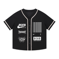 Heath Goth Contrast Piped Button-Up Jersey