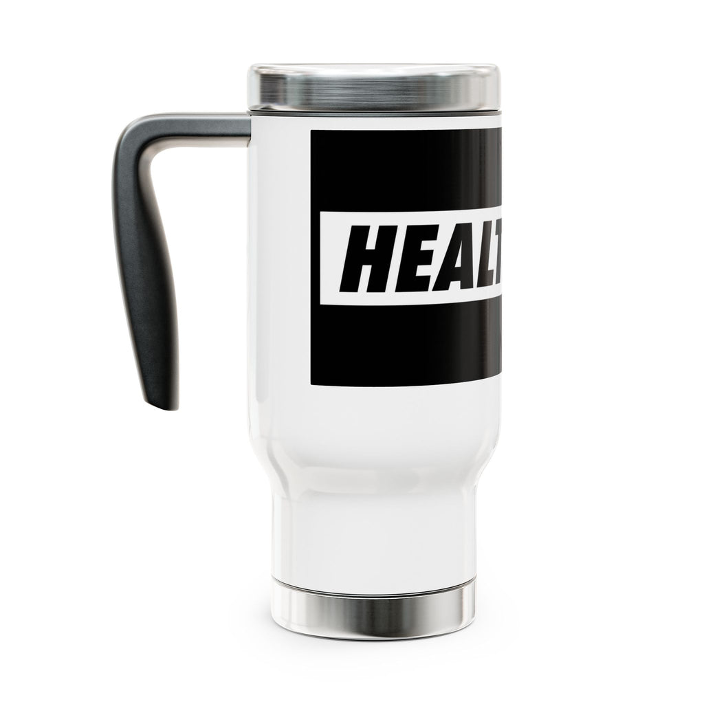 Heath Goth Stainless Steel Travel Mug with Handle, 14oz