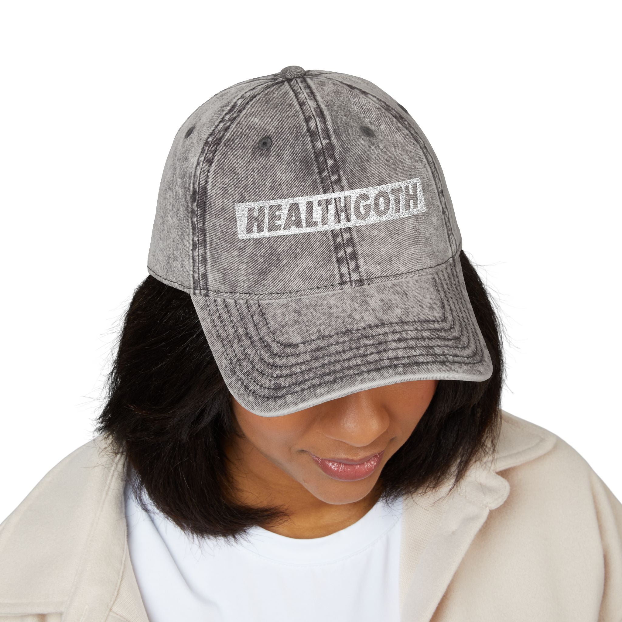 Healthgoth Vintage Cap (Embroidery)