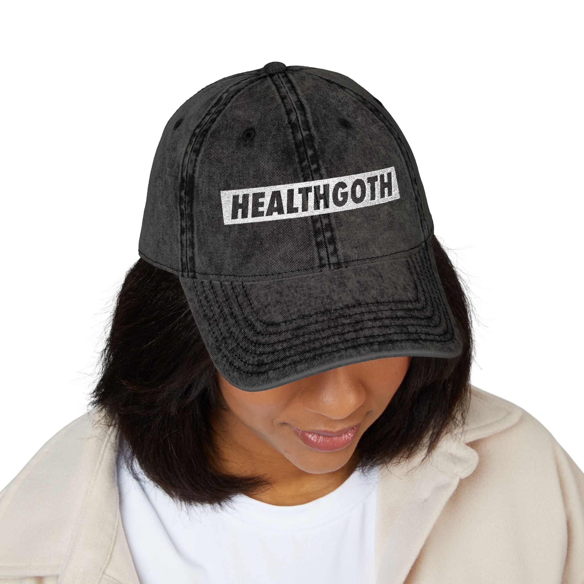 Healthgoth Vintage Cap (Embroidery)