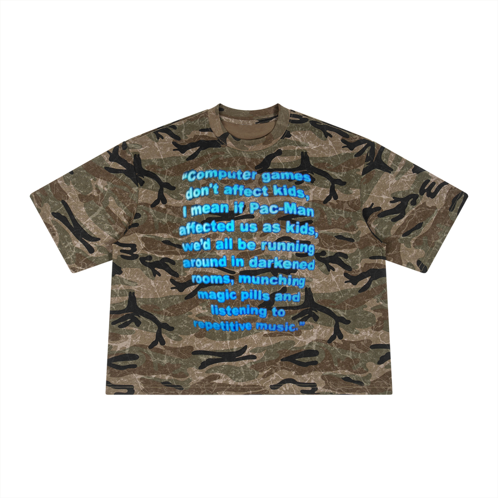 Game Boxy Camo Print T-Shirt