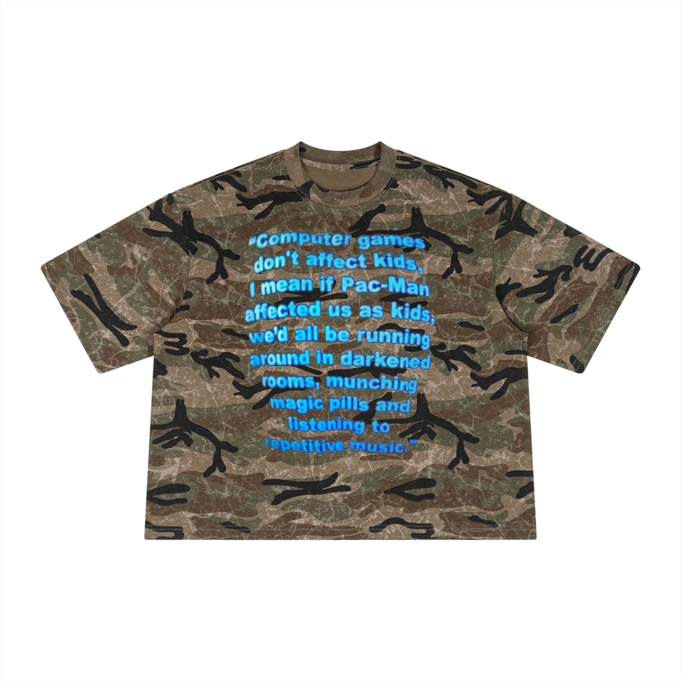 Game Boxy Camo Print T-Shirt