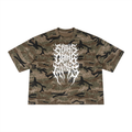 Gothsdoingthings Boxy Camo Print T-Shirt