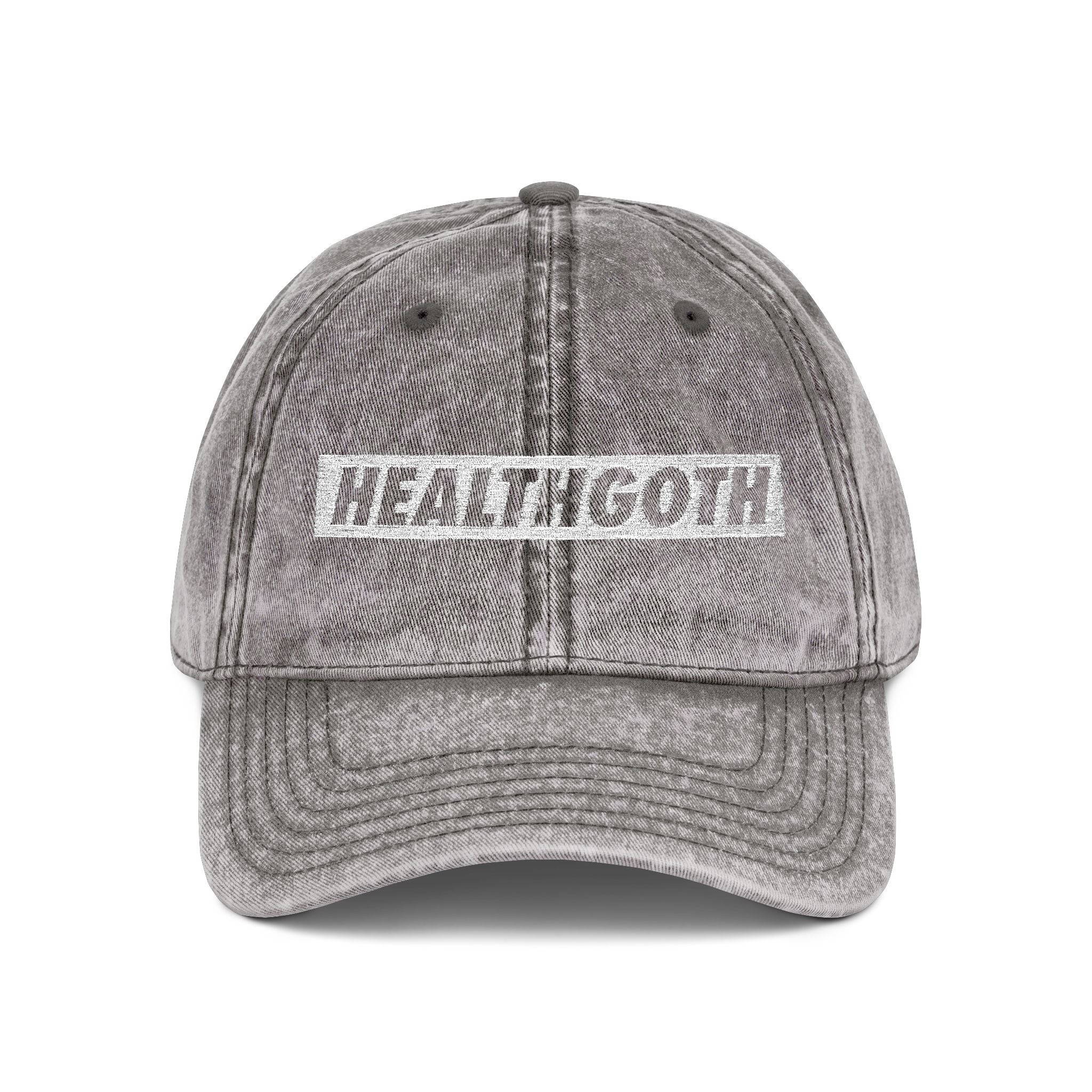 Healthgoth Vintage Cap (Embroidery)