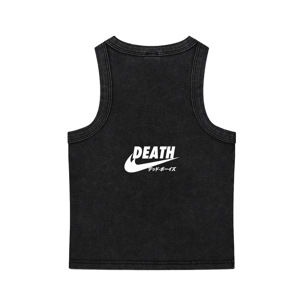 Health Goth Snow Washed Tank Top