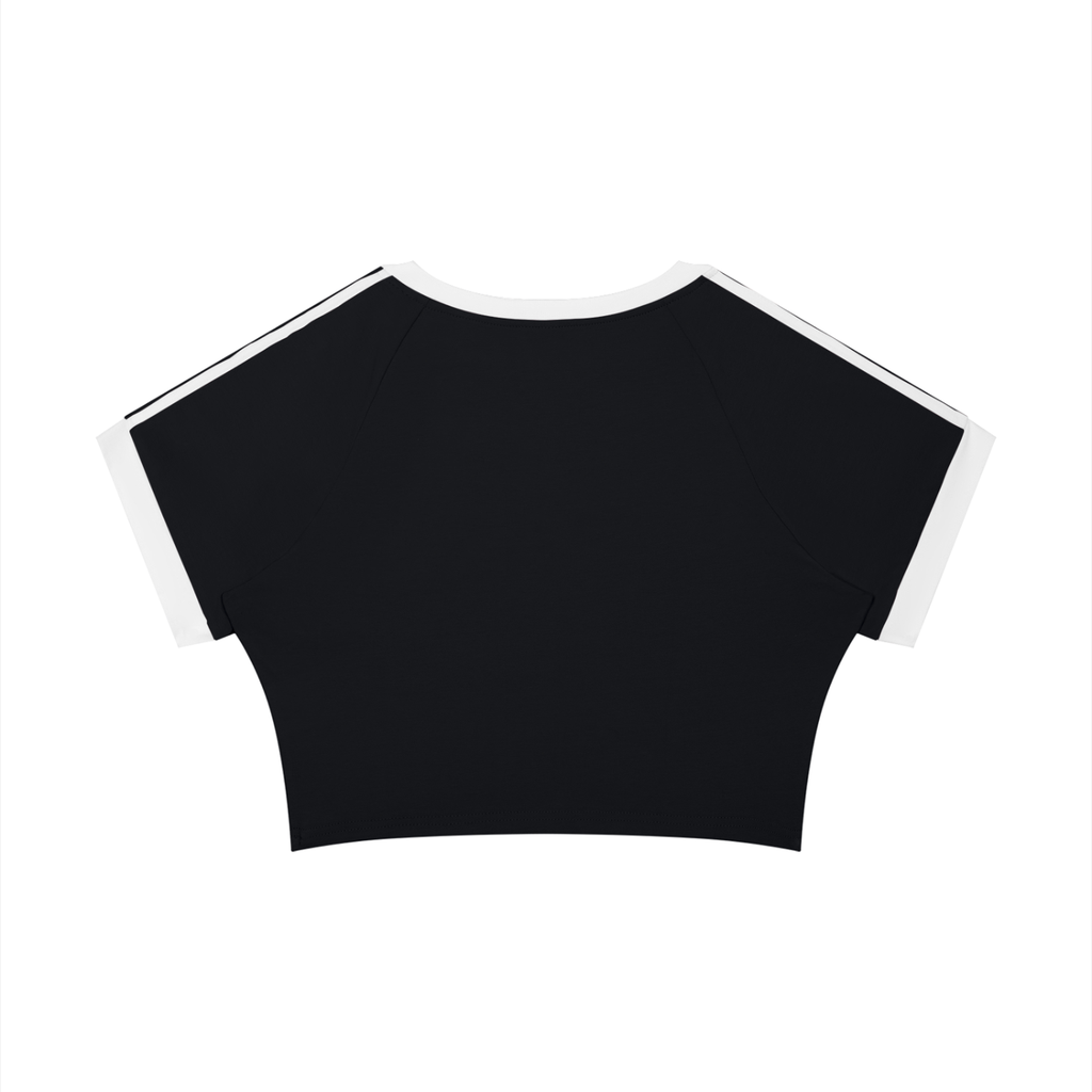 Health Goth Women’s Raglan Crop T-Shirt