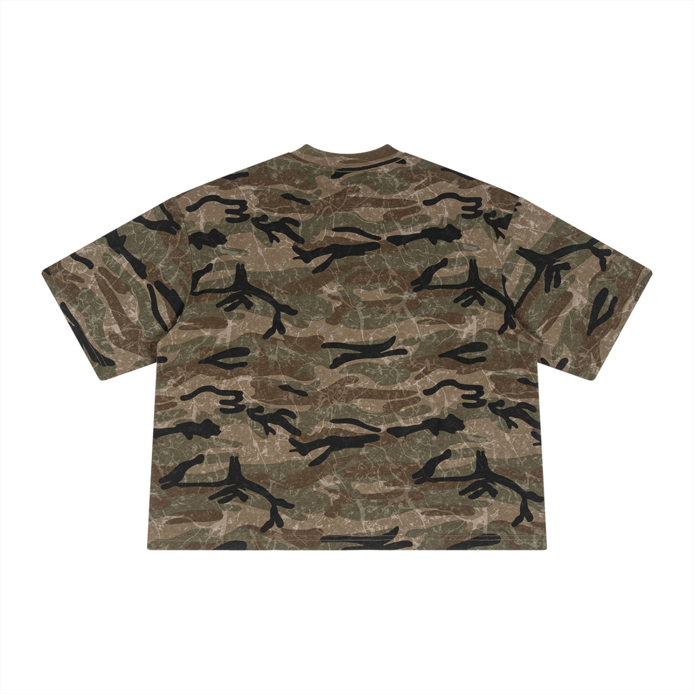 Goth Nite Unisex Boxy Camo Print T-Shirt