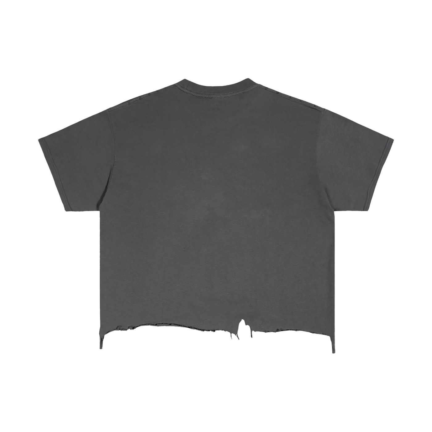 Goth Nite Vintage Wash Boxy Distressed Hem T-Shirt
