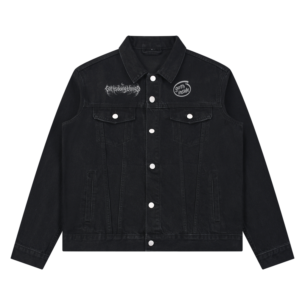 Goths Unisex Vintage Wash Denim Jacket