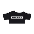 Heath goth Women's Off-the-Shoulder Crop T-Shirt