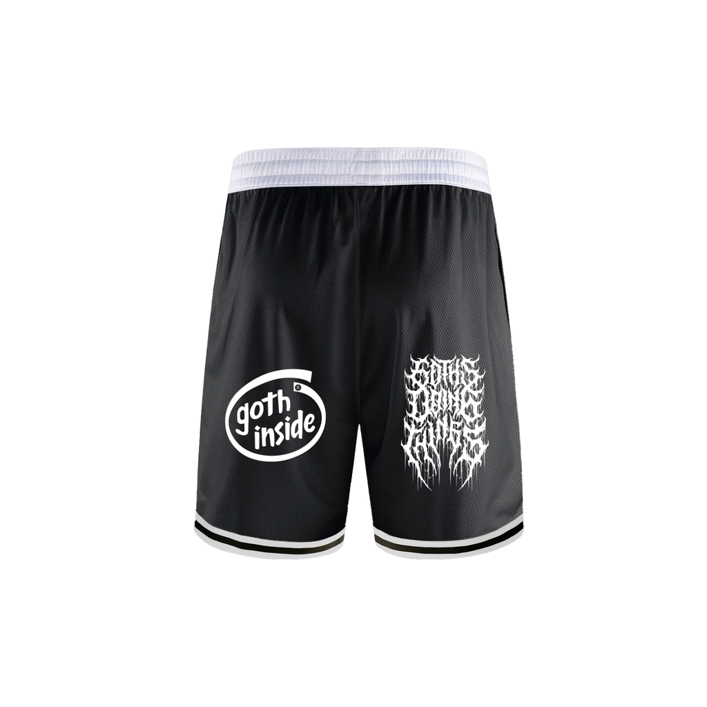 Heath goth Classic Stripe Trim Basketball Shorts