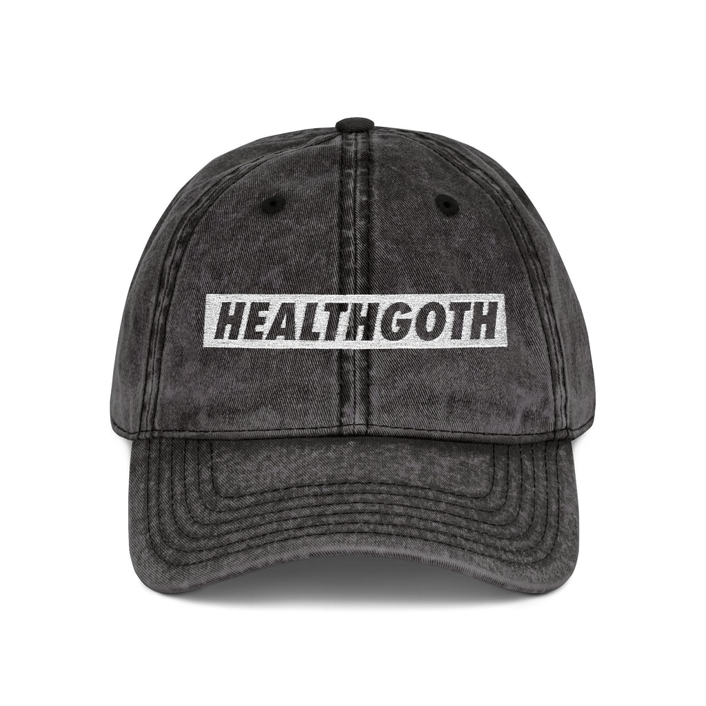 Healthgoth Vintage Cap (Embroidery)