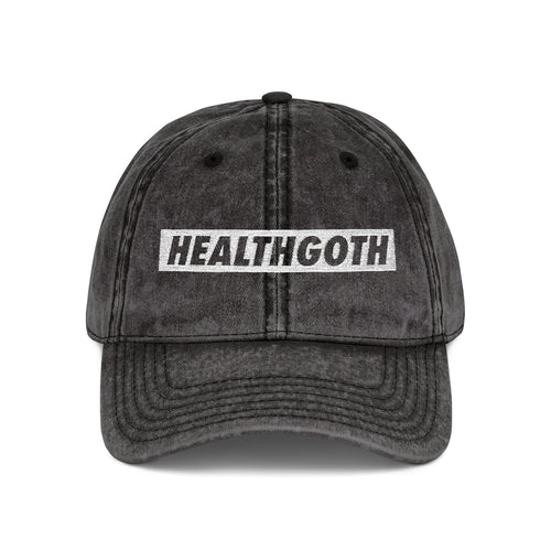 Healthgoth Vintage Cap (Embroidery)