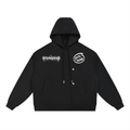 Gothsdoingthings Boxy Button Placket Hoodie