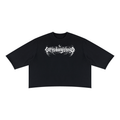 Gothsdoingthings Unisex Mineral Wash Raw Hem Boxy T-Shirt