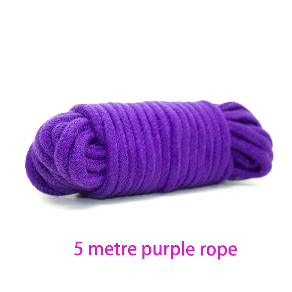 Soft cotton shibari bondage rope 5 meters, view 5