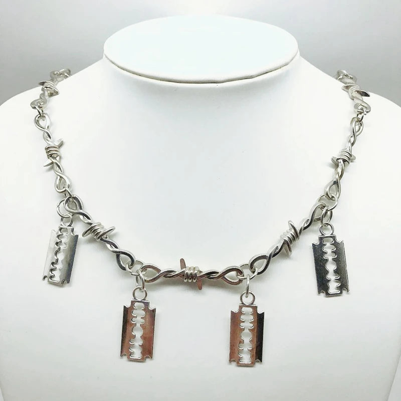 Brambles Iron Choker, Unisex Punk product photo 5