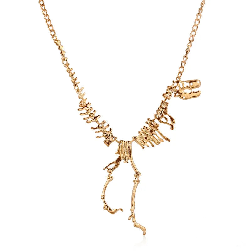 Dragon Skeleton Drop Earrings, Gothic product photo 4