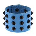 Studded Spiked Leather Cuff Bracelet