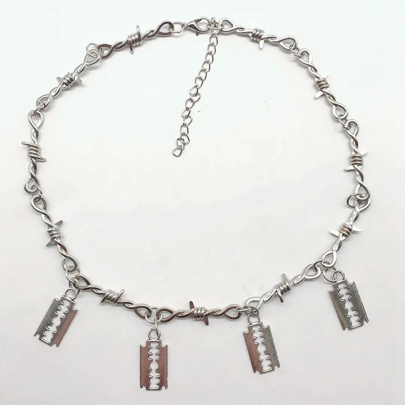 Brambles Iron Choker, Unisex Punk product photo 2
