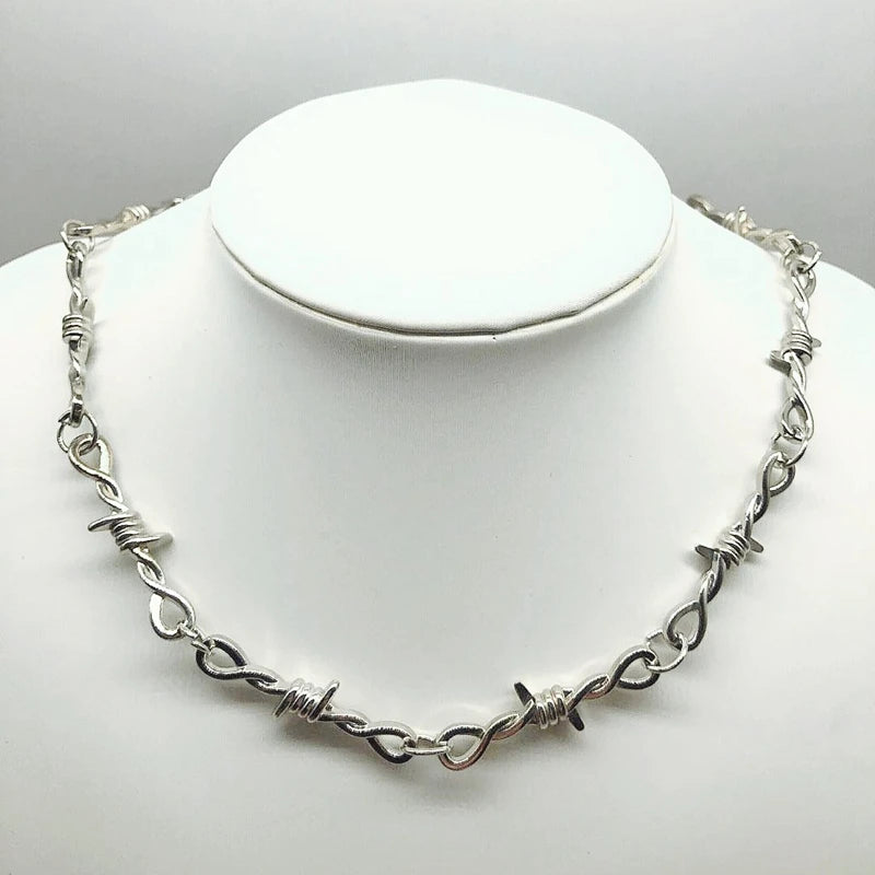 Brambles Iron Choker, Unisex Punk product photo 6