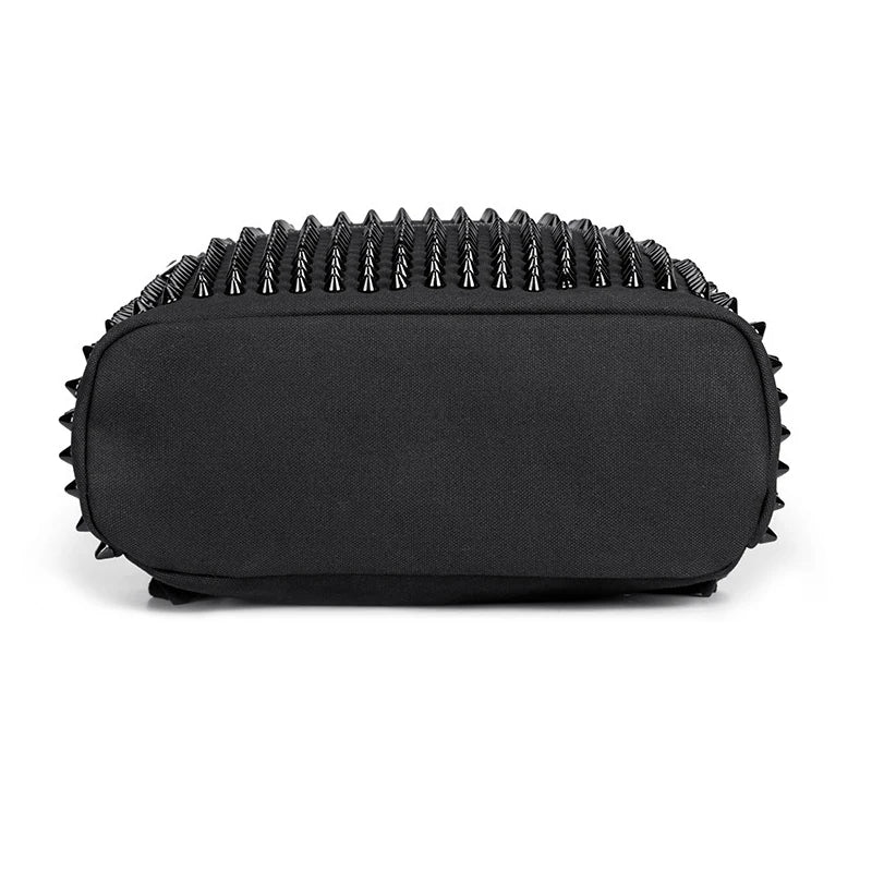 Rivet Studded Punk Leather Backpack