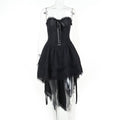 AltGoth palace-style gothic black dress view 3