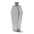 Coffin-shaped stainless steel hip flask