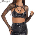 Cropped Hip Hop Tee, Gothic Summer Top