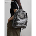 Y2K Gothic Punk Leather Backpack