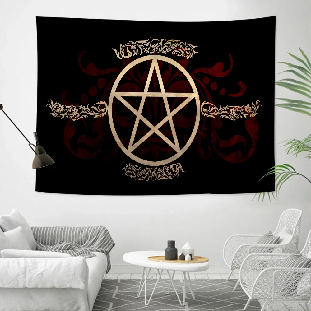 Baphomet Tapestry, Satanic Wall Hanging product photo 4