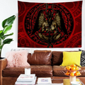 Baphomet Tapestry, Satanic Wall Hanging