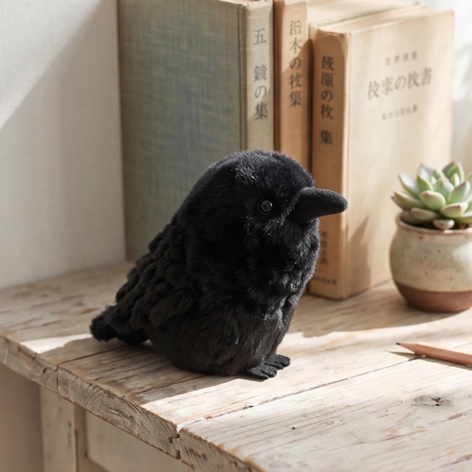 Black Crow Plush Toy
