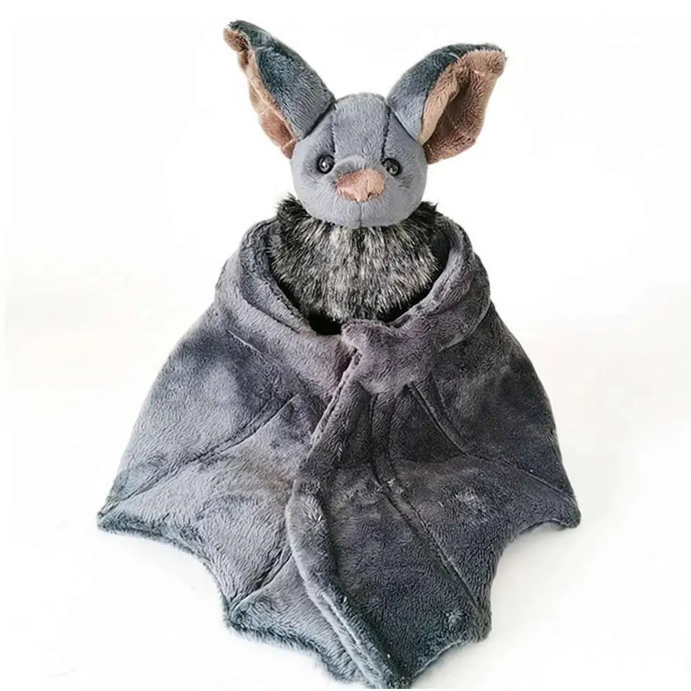Creepy cute goth bat plush stuffed toy view 2