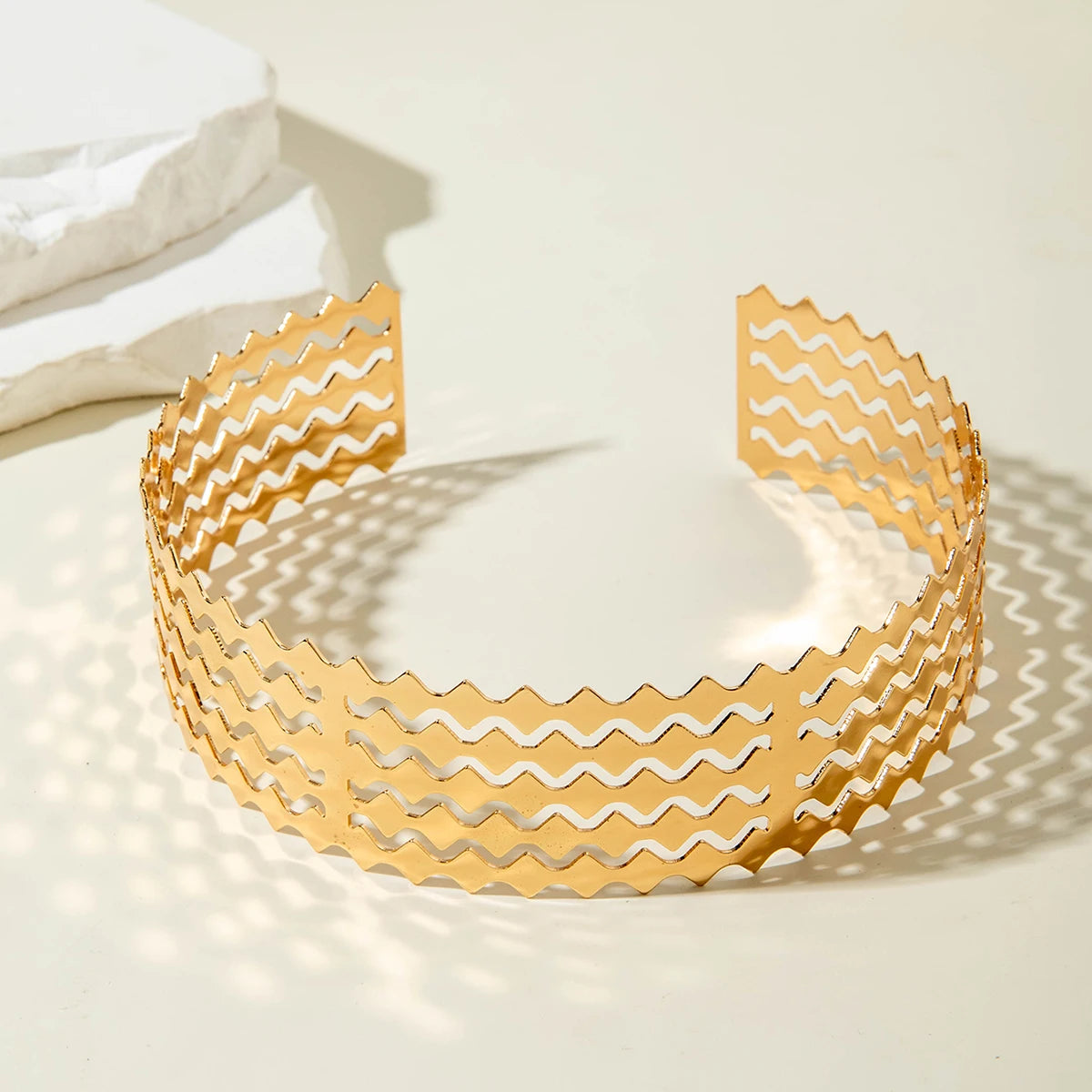 Punk Heavy Metal Chain Choker, Bold Necklace product photo 2