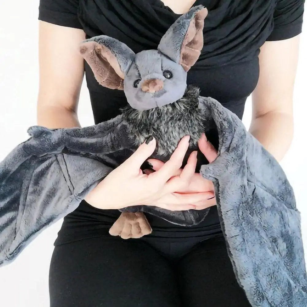 Grey Bat Plush Toy