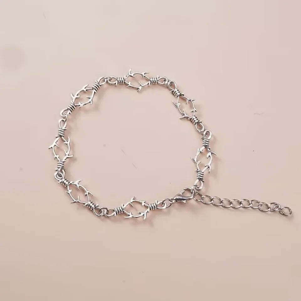 Brambles Iron Cuff Bracelet, Unisex Punk product photo 3
