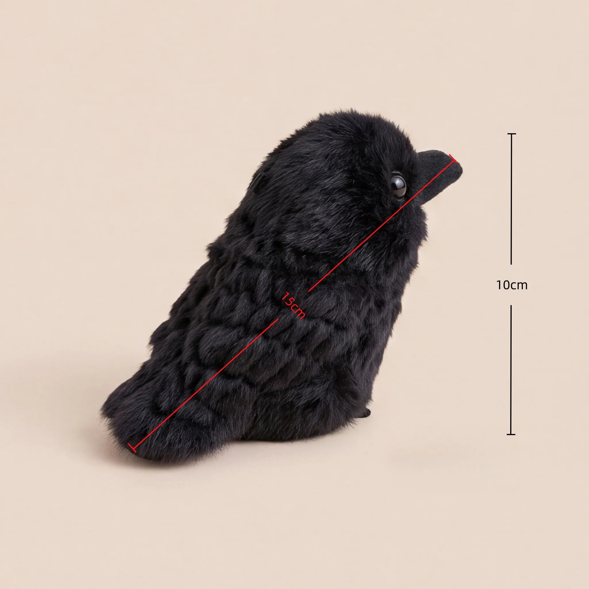 Black Crow Plush Toy