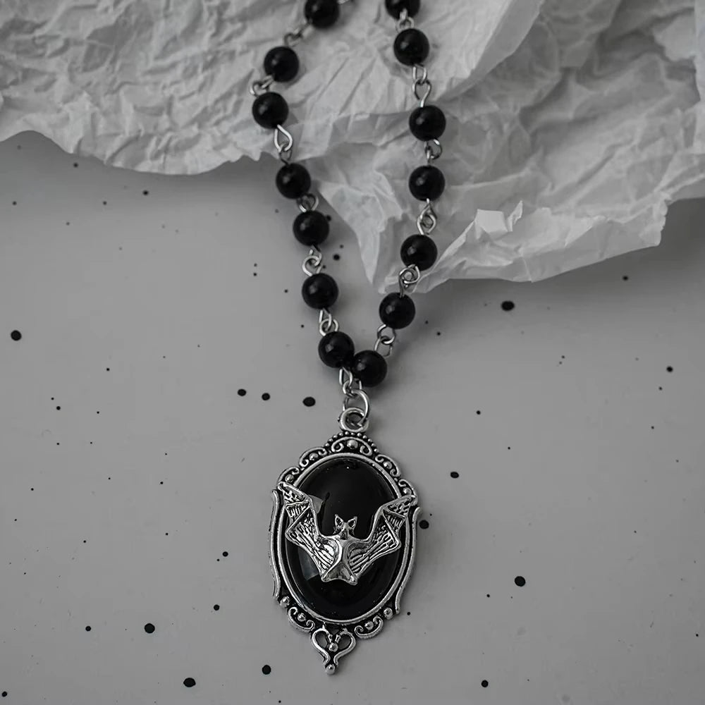 Vampire Ankh Rosary Necklace, Occult product photo 4