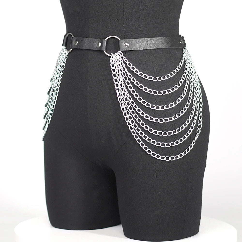 Leg Chain Garter Waist Belt, Body Harness product photo 5