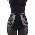 Leg Chain Garter Waist Belt, Body Harness