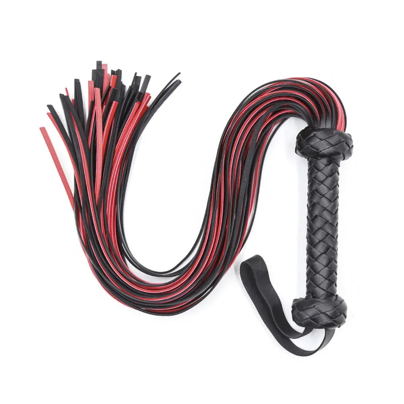 PU Leather Flogger, After Dark product photo 3